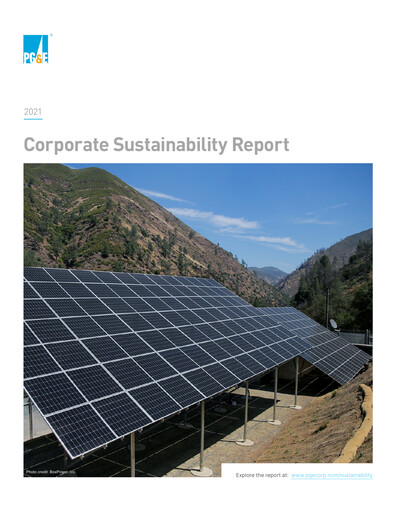 Thumbnail PG&E Corporation Annual Report 2021