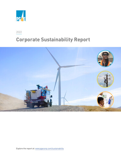 Thumbnail PG&E Corporation Annual Report 2022