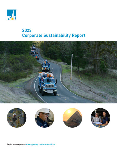 Thumbnail PG&E Corporation Annual Report 2023