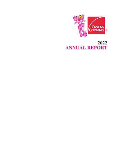Thumbnail Owens Corning
 Annual Report 2022