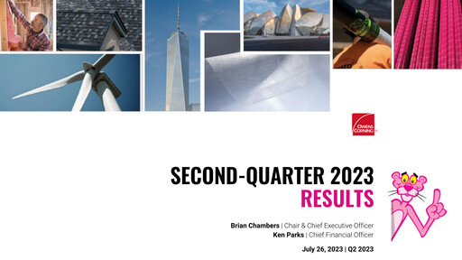 Thumbnail Owens Corning
 Quarterly Report 2023-q2