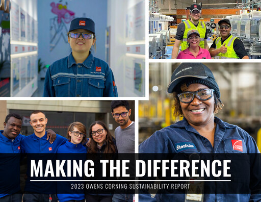 Thumbnail Owens Corning
 Sustainability Report 2023