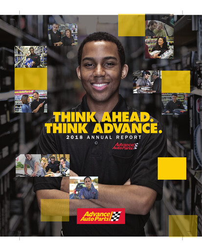 Miniature Advance Auto Parts
 Rapport annuel 2018