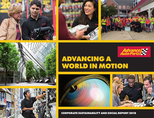 Miniature Advance Auto Parts
 Rapport de durabilité 2018