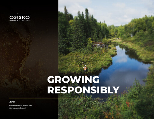 Thumbnail Osisko Gold Royalties
 ESG Report 2021