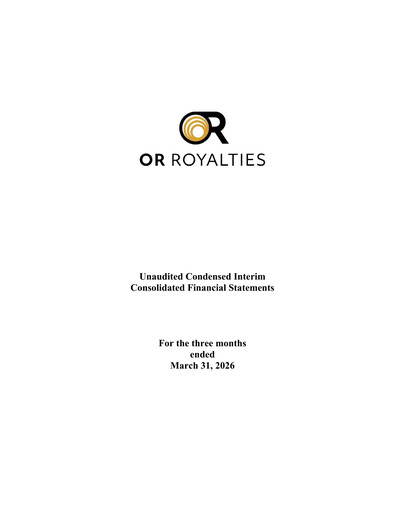 Thumbnail OR Royalties
 Financial Statement 2026-q1