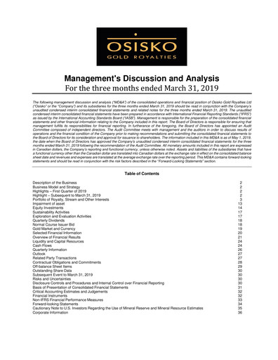 Thumbnail OR Royalties
 Quarterly Report 2019-q1