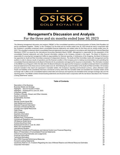 Thumbnail OR Royalties
 Quarterly Report 2023-q2