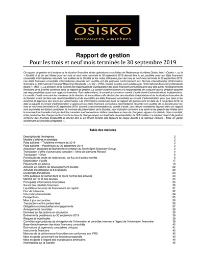 Thumbnail OR Royalties
 Quarterly Report 2019-q3