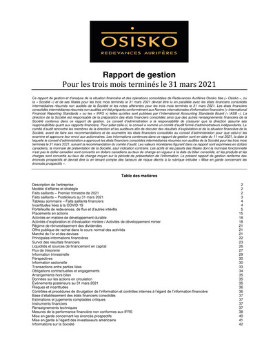 Thumbnail OR Royalties
 Quarterly Report 2021-q1