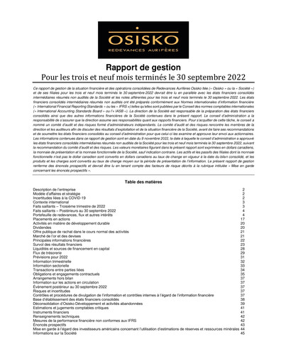 Thumbnail OR Royalties
 Quarterly Report 2022-q3