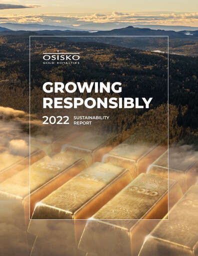 Thumbnail Osisko Gold Royalties
 Sustainability Report 2022