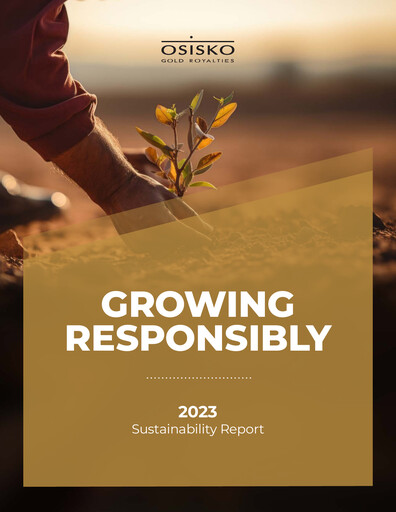 Thumbnail Osisko Gold Royalties
 Sustainability Report 2023
