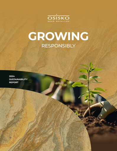 Thumbnail Osisko Gold Royalties
 Sustainability Report 2024