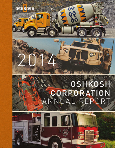 Thumbnail Oshkosh Corporation
 Annual Report 2014