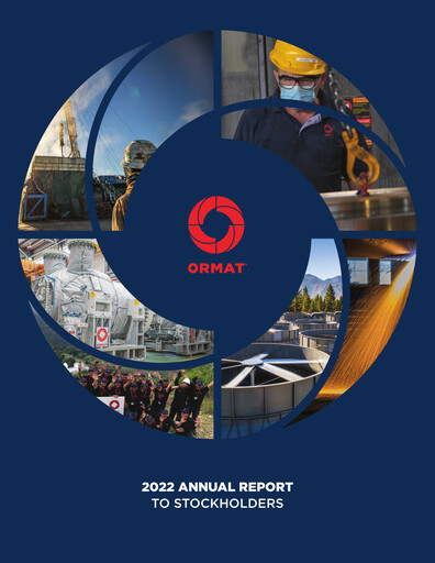 Thumbnail Ormat Technologies
 Annual Report 2022