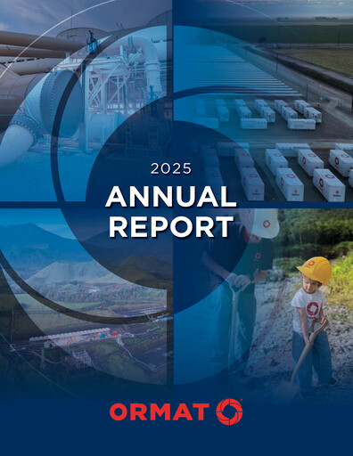 Thumbnail Ormat Technologies
 Annual Report 2025