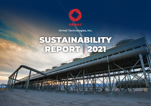 Thumbnail Ormat Technologies
 Sustainability Report 2021