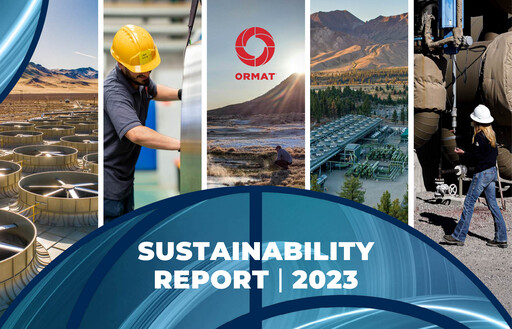 Thumbnail Ormat Technologies
 Sustainability Report 2023