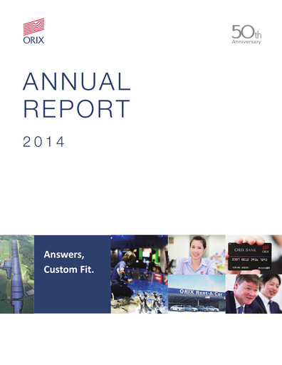 Thumbnail ORIX
 Annual Report 2014