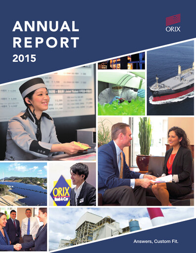 Thumbnail ORIX
 Annual Report 2015