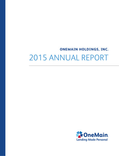 Vorschaubild OneMain Financial
 Jahresbericht 2015