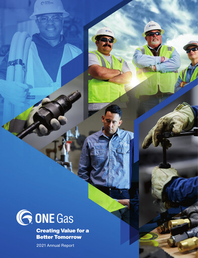 Thumbnail ONE Gas
 Annual Report 2021