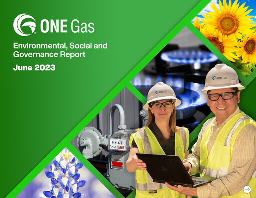 Thumbnail ONE Gas
 Sustainability Report 2022