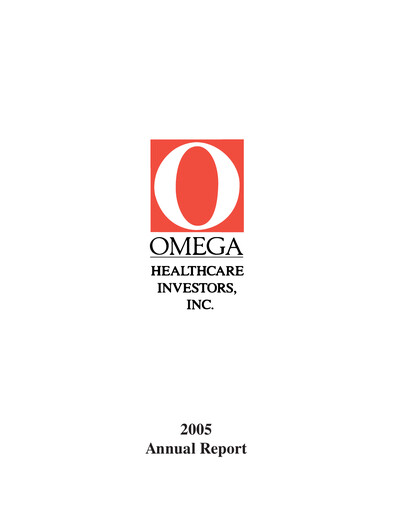 Miniature Omega Healthcare Investors Rapport annuel 2005