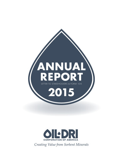 Thumbnail Oil-Dri Corporation Of America
 Annual Report 2015