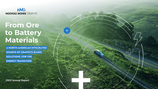 Thumbnail Nouveau Monde Graphite Annual Report 2022