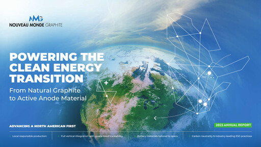 Thumbnail Nouveau Monde Graphite Annual Report 2023
