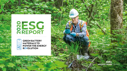Thumbnail Nouveau Monde Graphite ESG Report 2020