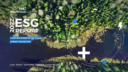 Thumbnail Nouveau Monde Graphite ESG Report 2022