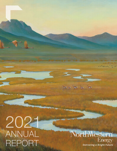 Thumbnail NorthWestern Energy
 Annual Report 2021