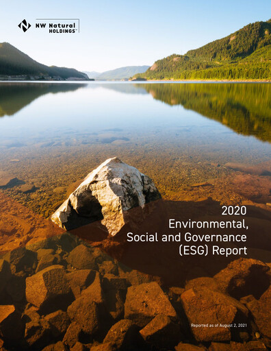 Thumbnail NW Natural Holdings ESG Report 2020