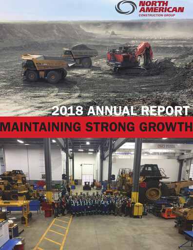 Thumbnail North American Construction Group Annual Report 2018