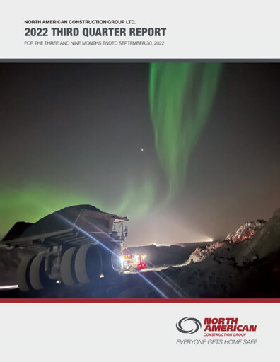 Thumbnail North American Construction Group Quarterly Report 2022-q3