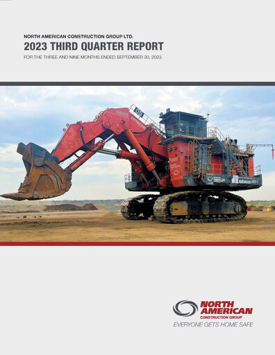 Thumbnail North American Construction Group Quarterly Report 2023-q3