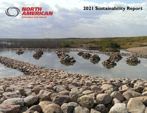 Thumbnail North American Construction Group Sustainability Report 2021