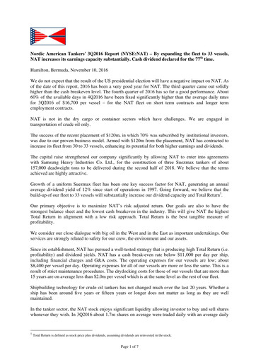 Thumbnail Nordic American Tankers Quarterly Report 2016-q3