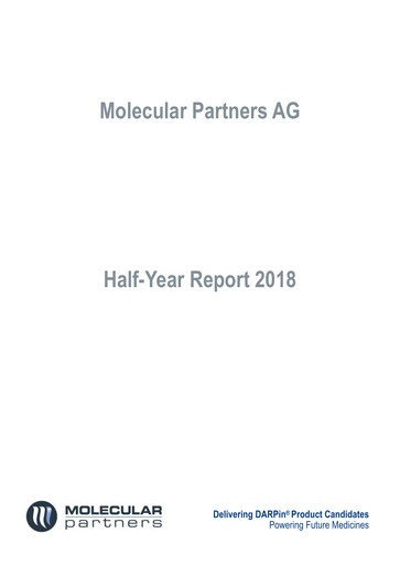 Thumbnail Molecular Partners Half-year Report 2018