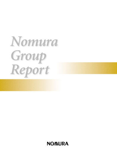 Miniature Nomura Holdings Rapport annuel 2001