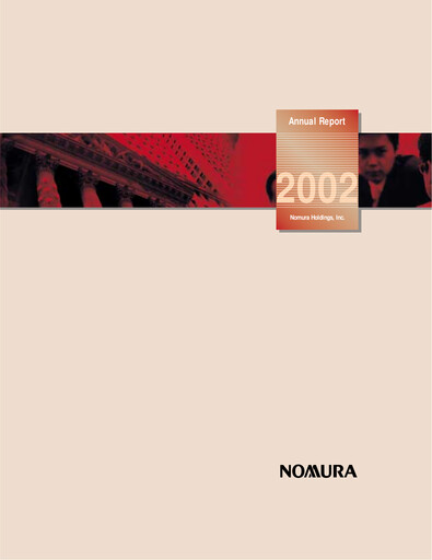 Miniature Nomura Holdings Rapport annuel 2002
