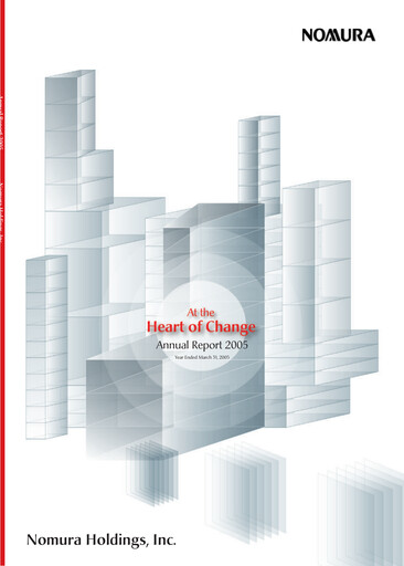 Miniature Nomura Holdings Rapport annuel 2005