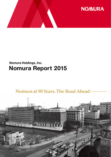 Miniature Nomura Holdings Rapport annuel 2015
