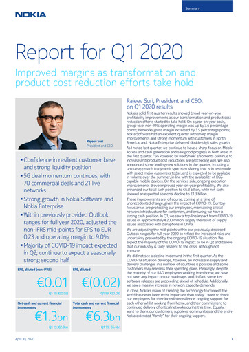 Vorschaubild Nokia Quartalsbericht 2020-q1