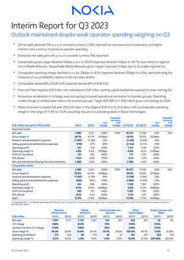 Vorschaubild Nokia Quartalsbericht 2023-q3