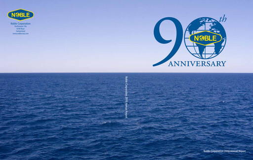 Thumbnail Noble Corporation
 Annual Report 2010