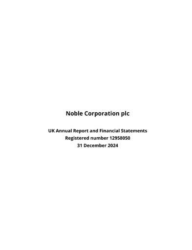 Thumbnail Noble Corporation
 Financial Statement 2024